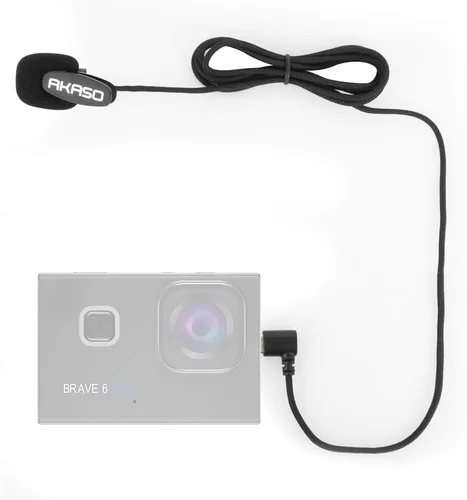 Vista 5 de AKASO Micrófono externo Brave 7/Brave 8/Brave 6 Plus solo cámara de acción (puerto tipo C)