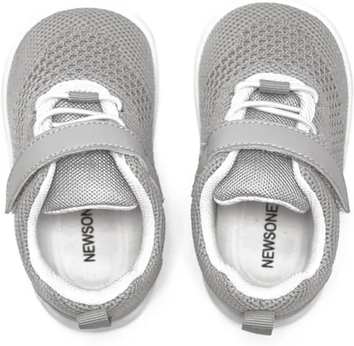 Vista 4 de Newsonet Zapatos de bebé para niños y niñas, zapatos deportivos transpirables antideslizantes con suela suave 6 9 12 18 20 24 meses