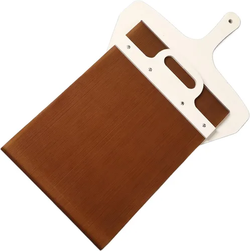 Vista 3 de Pala de madera deslizante para pizza con agarre cómodo, ligera para hornear pizza casera, LUCKDANO9DZYVF7I8G
