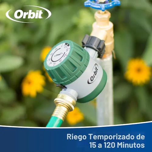 Vista 3 de Orbit 62034 Temporizador de agua mecánico para riego de césped y jardín