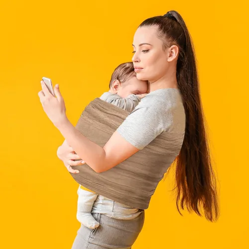 Vista 4 de TKKOK Portabebés, portabebés unisex, ligero y ultrasuave, fácil de llevar, perfecto para niños recién nacidos