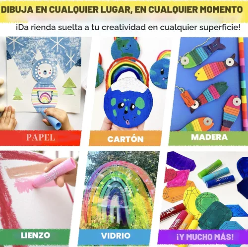 Vista 5 de The Pencil Grip pintura tipo témpera, sólida, Kwik Stix, de secado superrápido, en paquete de 12 (TPG-602)