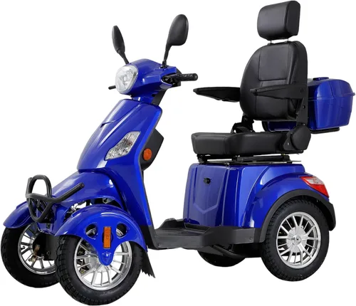 Vista 13 de Scooters de movilidad para personas mayores y adultos, capacidad de 500 libras - Carrito de movilidad eléctrico todo terreno de 800W - Scooter