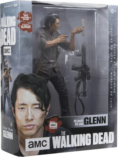 Vista 2 de Figura de acción de lujo McFarlane Toys, Glenn de The Walking Dead, tamaño 10 pulgadas