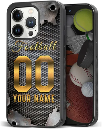 Vista 18 de Fundas de teléfono con nombre personalizado, diseño retro de metal texturizado con fondo personalizado para Samsung Galaxy A03 A13 A14 A17 A51 A52