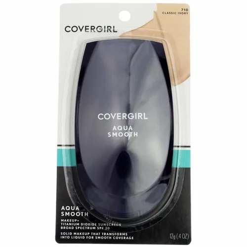 Vista 6 de CoverGirl Aquasmooth - Base de maquillaje compacta SPF 20, color beige pulido 725, 0.4 onzas # 725 Buff Beige