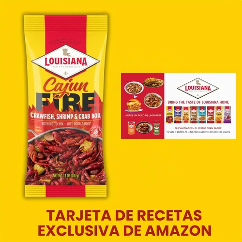 Vista 9 de Louisiana Fish Fry, Cajun Fire Boil, 14 oz (paquete de 1)