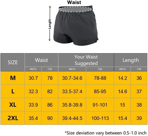 Vista 7 de Pantalones cortos de entrenamiento para hombre de 5 pulgadas, ligeros, de secado rápido