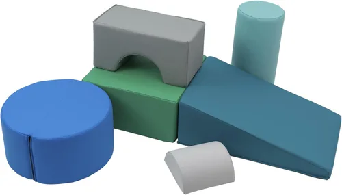Vista 13 de FDP SoftScape Playtime and Climb - Juego multiusos para bebés y niños pequeños de 10m-2 años; Para gateadores y pequeños constructores, aprenda