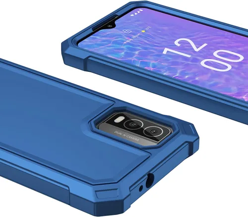 Vista 6 de Funda para Nokia C210 con protector de pantalla, parte delantera trasera de cuerpo completo, protección resistente, silicona suave esmerilada, grado