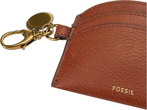 Vista 3 de Fossil Cartera de cuero Polly para mujer con clip