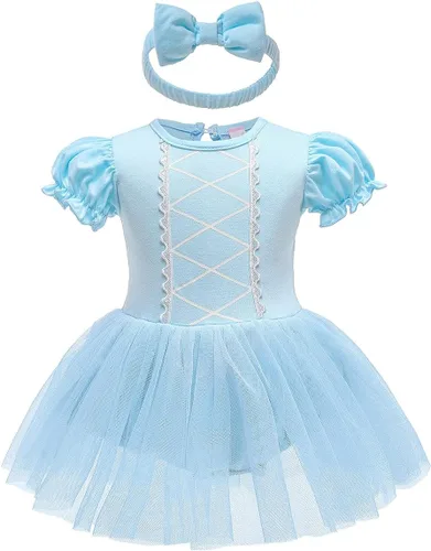 Vista 17 de Disfraz de princesa de Navidad para niñas, sirena, Bella, Sofía, para Halloween o cumpleaños, mameluco de tutú con diadema