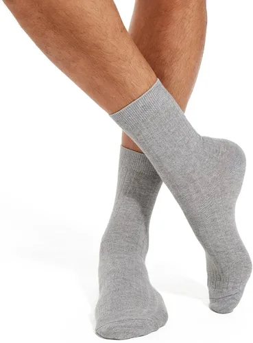 Vista 3 de 10 pares de calcetines de algodón para hombre, atléticos, casuales, suaves, transpirables, con control de humedad