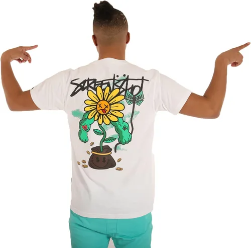 Vista 2 de SCREENSHOT Hip-Hop NYC Streetwear - Camiseta de alta calidad para hombre, diseño de parche de carreras urbanas universitarias con bordado de alta