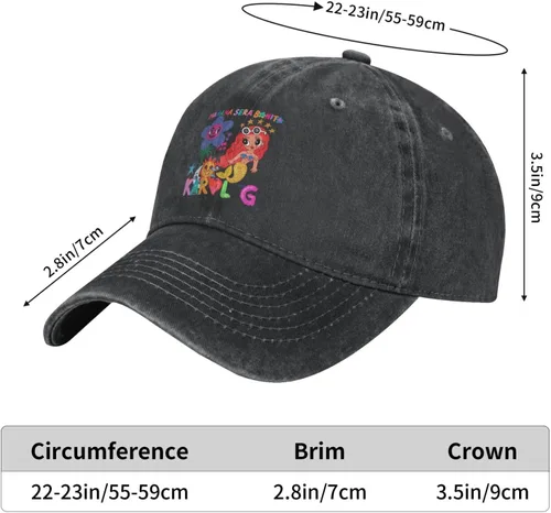 Vista 5 de Karol Singer G Hat Adjustable Baseball Cap Hat Men Women Vintage Washed Distressed Twill Cotton Golf Dad Hat Unconstructed Classic Polo Style Unisex