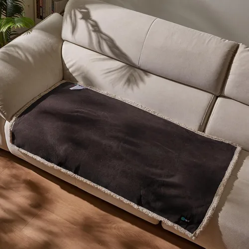 Vista 32 de Kritter Planet - Manta impermeable para perros, reversible, a prueba de agua, para sofá, cama y coche, fundas lavables para sofá para perros