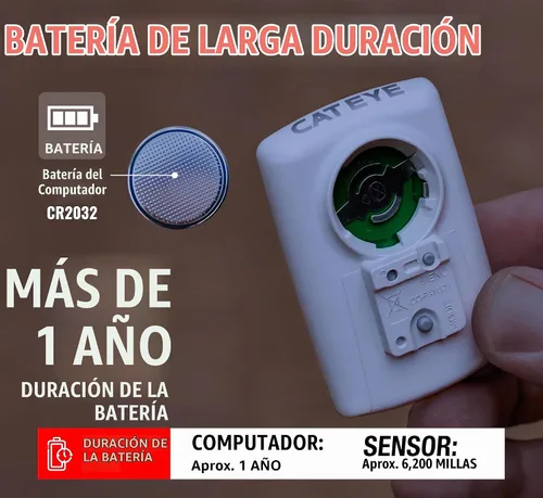 Vista 6 de CATEYE Computadora Inalámbrica para Bicicleta Padrone – Ciclocomputadora con Pantalla de Gran Tamaño, Velocímetro y Odómetro Inalámbricos, Montaje
