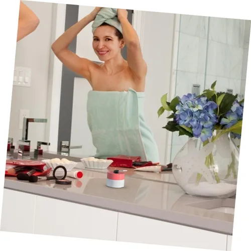 Vista 3 de Fundas para cepillos de labios, cubiertas de silicona para brochas de maquillaje, cubierta antipérdida, protectores de cepillo cosmético para Negro