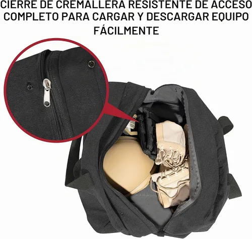 Vista 4 de Rothco Bolsa de Lona para Paracaídas Cargo – Bolsa de Viaje Duffle Extra Grande con Capacidad de 75L ACU Digital Camo