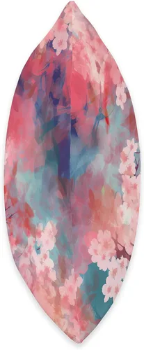 Vista 2 de Impressionism Cherry Blossoms Co. Impresionismo - Almohada con diseño de flores de cerezo, 16 x 16 pulgadas, multicolor