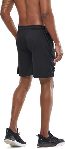 Vista 3 de G Gradual Men's 2 Pack 7" Workout Running Shorts Quick Dry Lightweight Gym Shorts with Zip Pockets