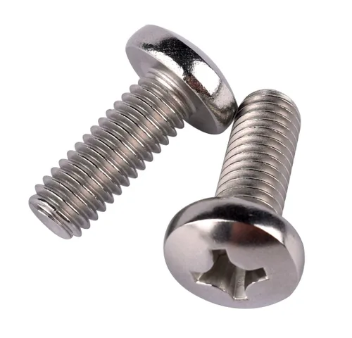 Vista 4 de Tornillo Phillips de cabeza plana de 1/4-20 x 1-1/2 pulgadas, 20 unidades, acero inoxidable 304 18-8, rosca completa