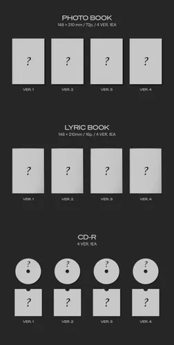 Vista 2 de MONSTA X Reason 12º Mini álbum CD+Photobook+Lyric book+Photocard+Tarjeta fotográfica Unidad+POB+Seguimiento (aleatorio)