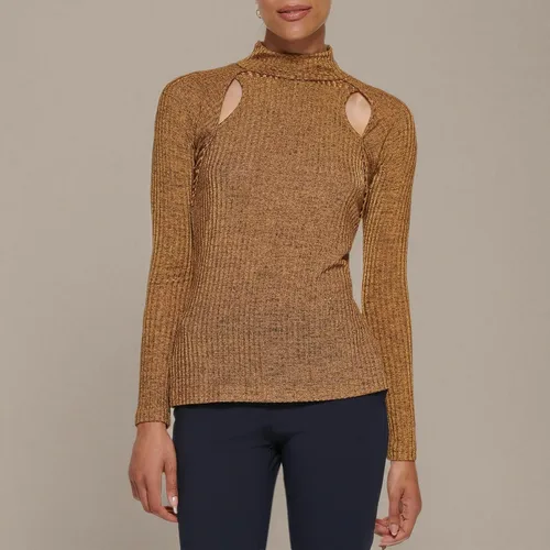 Vista 7 de DKNY Blusa de punto de manga larga para mujer