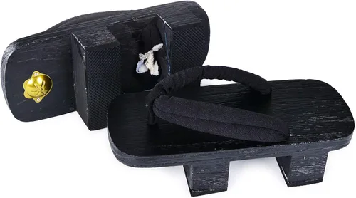 Vista 4 de Japanese Wooden Clogs with Tabi Socks For Men Women