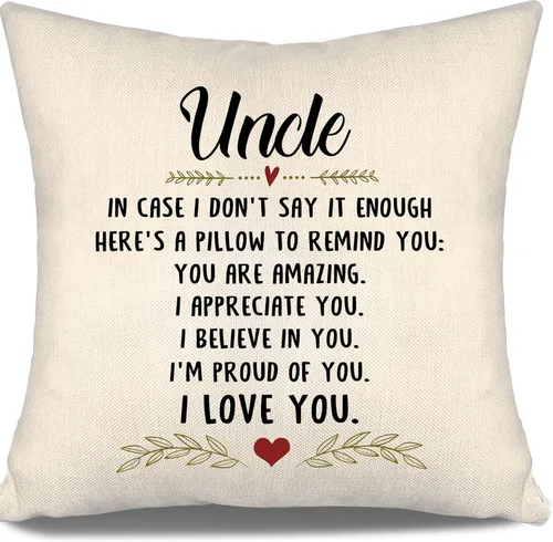 Vista 40 de En caso de que no lo diga lo suficiente aquí hay una almohada para recordarte que eres increíble, te aprecio, te quiero. Funda de almohada para tía