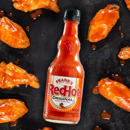 Vista 9 de Frank's RedHot Salsa picante original de pimienta de Cayena (apta para keto), 12 onzas líquidas (paquete de 12)