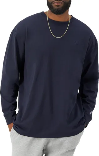 Vista 3 de Champion, Classic and Comfortable Tee, Long-Sleeve T-Shirt for Men (Reg. Or Big & Tall)