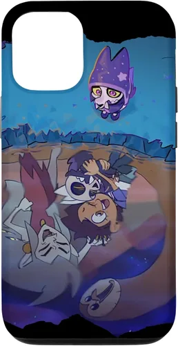 Vista 26 de Funda para iPhone 16 Adorable tiny demon with skull mask and horns