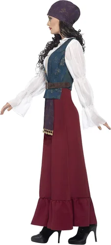 Vista 2 de Smiffys Women Deluxe Pirate Buccaneer Beauty CostumeAdult-Sized Costume