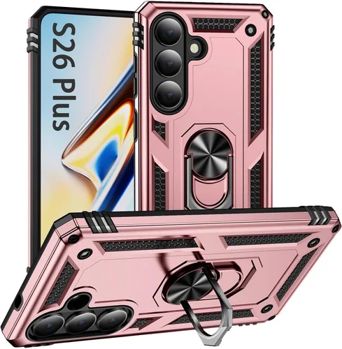 Vista 19 de Korecase - Carcasa para Samsung Galaxy S10E con soporte de anillo, color Negro