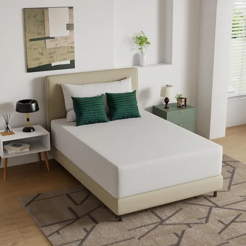Vista 35 de Colchón de tamaño individual de 5 pulgadas de espuma viscoelástica de gel, colchón de firmeza media para dormir fresco y para alivio de la presión