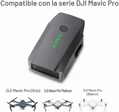 Vista 3 de Beacon Pet Mavic Pro - Batería de repuesto inteligente de vuelo 3830mAh 11.4V para DJI Mavic Pro/Pro Platinum/Alpine White