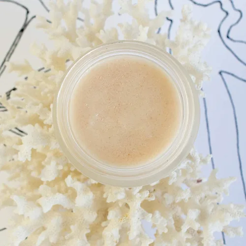 Vista 4 de Exfoliant Superieure - Exfoliante facial natural con extracto de corteza de sauce (ácido salicílico) y sal marina para resplandor, 2 onzas