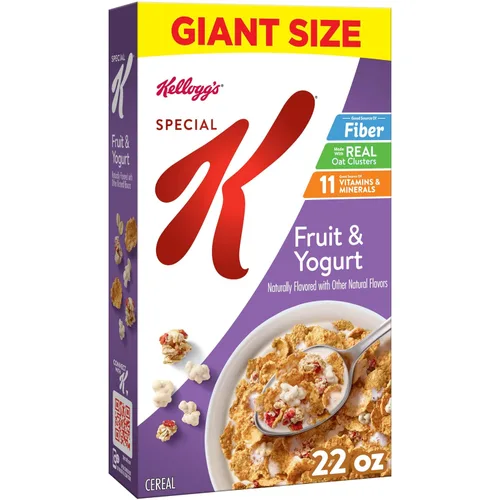Vista 10 de Kellogg's Special K Cereal de desayuno de frutas y yogur, 4.24 libras, 6