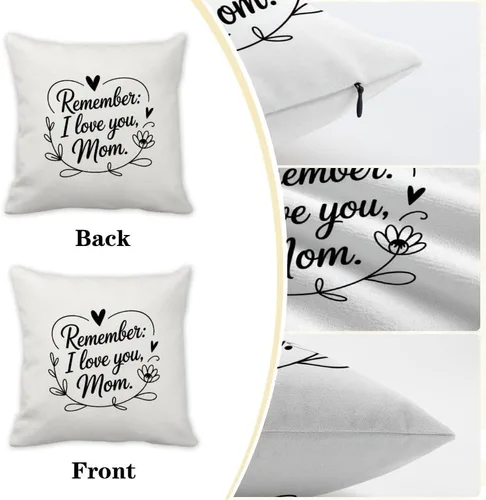 Vista 3 de Mom Birthday Gifts for Moms Valentines Day Velvet Pillow Covers 16X16 Best Mom Presents Mama Gift Mama Mommy Gifts Pillow Case Bedroom Decoration