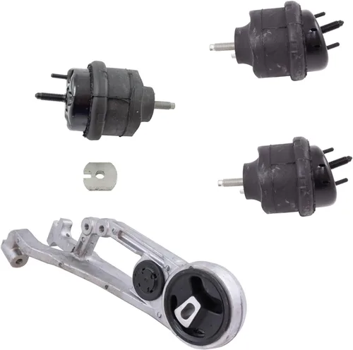 Vista 53 de TRQ Kit de montaje de motor de transmisión de motor de 5 piezas compatible con Ford Five Hundred Montego 6sp Auto AT 2005 - 2007