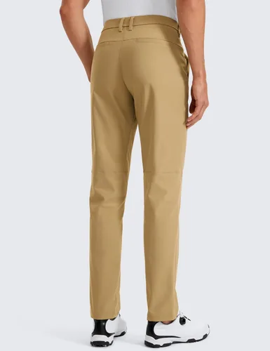 Vista 2 de CRZ YOGA - Pantalones de golf cómodos para hombre, para usar todo el día, 303234 pulgadas, secado rápido, ligeros, con bolsillos, casuales