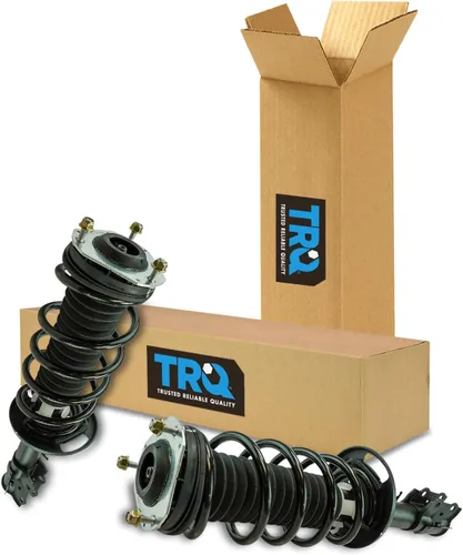 Vista 122 de TRQ - Conjunto de puntal delantero y resorte helicoidal (lados del conductor y del pasajero), para auto