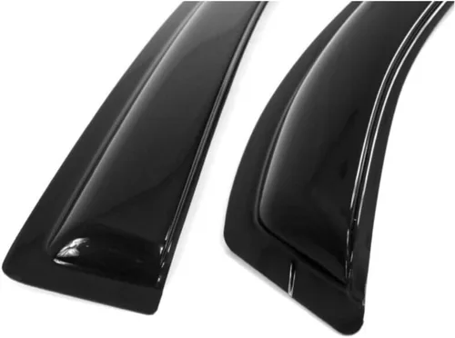 Vista 8 de 8 Pieces - Sun Rain Vent Deflector Guard Window Visor Tape External Window Style Acrylic Smoke Tinted Set for Chevy for Equinox 2010-2017