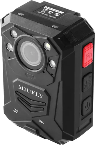 Vista 2 de MIUFLY Cámara de control de voz S2 PRO 2K, cámara portátil con visión nocturna, GPS, memoria integrada de 128G