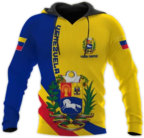 Vista 7 de Royal Fight - Camisas personalizadas de Venezuela con escudo de armas de Venezuela, camisas de bandera de Venezuela para hombres y mujeres