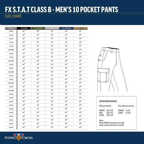 Vista 6 de FX STAT - Pantalones para hombre para policía, sheriff, bomberos, EMS, paramédico, clase B, 10 bolsillos