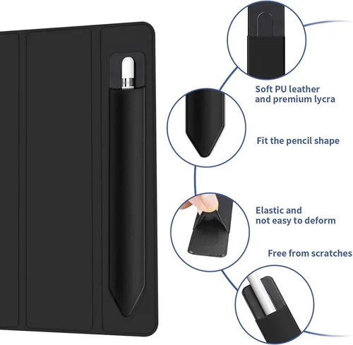 Vista 5 de BoxWave Universal Stylus PortaPouch - Jet Black, estuche para lápices capacitivos para smartphones y tablets