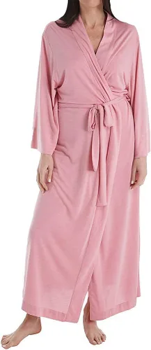 Vista 26 de Natori Shangri La - Bata larga con mangas kimono, bata de baño para mujer Negro