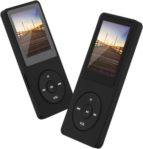 Vista 6 de El reproductor de MP3 es un reproductor de música portátil con una tarjeta micro sd de 32 GB, pantalla de 1.8 pulgadas, con altavoz, radio FM